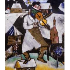 Marc Chagall, ’The Fiddler’, 1912-13, collection Stedelijk Museum Amsterdam