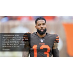 Odell Beckham Jr.’s home state of Louisiana is among those where football will be most adversely affected by climate change.