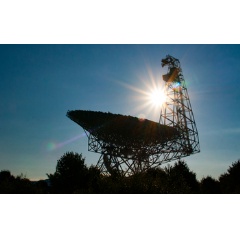 The NSF’s Robert C. Byrd Green Bank Telescope backlit by the setting sun.
Credit: Paul Vosteen, GBO/AUI/NSF