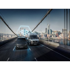 Mercedes-Benz Vans offers numerous digital solutions for efficient transport