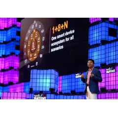 Guo Ping, Rotating Chairman of Huawei speaking at the Opening Night of Web Summit 2019