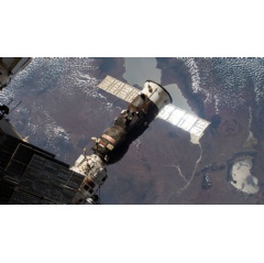 The Russian Progress 72 cargo craft is pictured shortly before undocking from the Pirs docking compartment of the International Space Station. The Progress 74 spacecraft is scheduled to launch, and dock at the same compartment.
Credits: NASA
