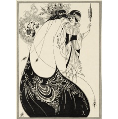 Illustration for Oscar Wilde’s Salome 1893, The Peacock Skirt. Stephen Calloway. Photo: © Tate