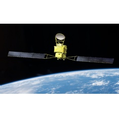Artists rendition of GOSAT-GW in orbit