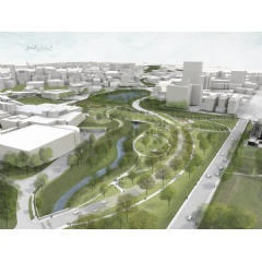 A map shows the location of the Smith Family Gateway at the Cleveland Museum of Art