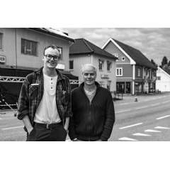 Photo credit: Lars Olav Dyvig / Netflix (From left writer and creator Petter Holmsen and director Harald Zwart)
