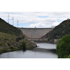 Outside view of the Valdecaas hydropower plant