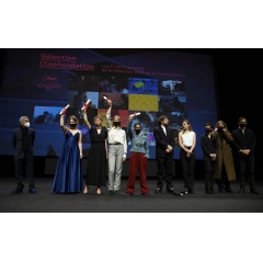 The 2020 Cinéfondation Jury and award winners © Pascal Le Segretain/Getty Images