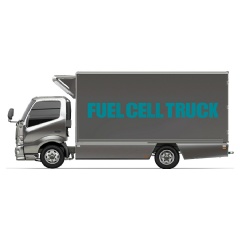 Light-duty fuel cell electric truck (illustration)