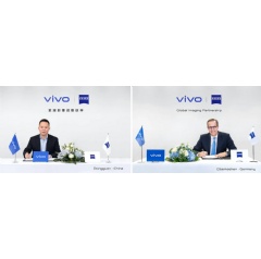 Virtual Signing Ceremony – Spark Ni, SVP and CMO vivo in China, and Jörg Schmitz, Head of ZEISS Consumer Products in Germany