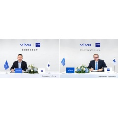 Virtual Signing Ceremony  Spark Ni, SVP and CMO vivo in China, and Jrg Schmitz, Head of ZEISS Consumer Products in Germany