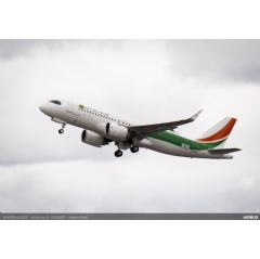 Air Côte d’Ivoire, Ivory Coast’s flagship carrier based in Abidjan, has taken delivery of its first A320neo, becoming the first operator of the type in the West-African region.