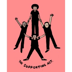 Jean Jullien for WeTransfers Supporting Act Foundation