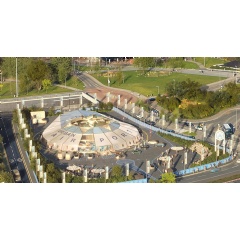 Visual representation Air-One® in central Coventry. Image Copyright © Urban-Air Port Ltd® All Rights Reserved