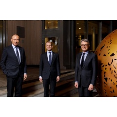 Statkraft CEO Christian Rynning-Tønnesen, Yara CEO Svein Tore Holsether and Aker CEO Øyvind Eriksen. Photo: Ole Walter