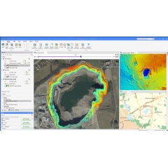 Time series analysis of granite quarry extraction in MapInfo Pro v2021