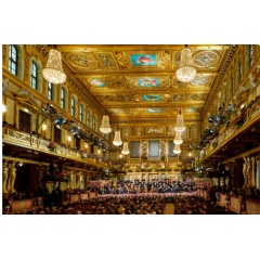 The Vienna Philharmonic, will perform their famous New Years Day concert from the renowned Musikverein in Vienna on January 1, 2022.
Richard Schuster/Richard Schuster