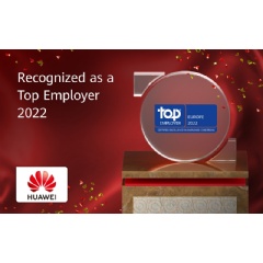 Huawei recognized as a top employer by Top Employers Institute