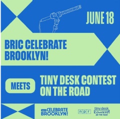 The two legacy institutions will team up for the last concert of the Tiny Desk Contest On The Road Tour in Brooklyns Prospect Park on June 18.
BRIC!