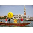 Greenpeace boat protest: ‘Fossil fuel advertising will put Venice under water’