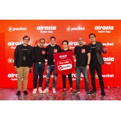 At the launch event of airasia pocket