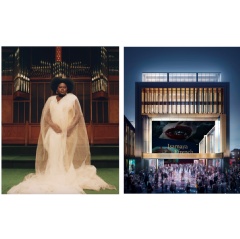 Image credit: Micaiah Carter by WePresent by WeTransfer; Isamaya Ffrench and WePresent by WeTransfer render at Outernet London