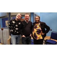Left to right: Josh Jones, Oliver Callan, Sophie Duker