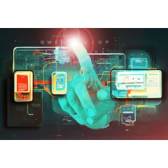 A machine-learning model on an intelligent edge device allows it to adapt to new data and make better predictions.
Image: Digital collage by Jose-Luis Olivares, MIT, using stock images and images derived from MidJourney AI.