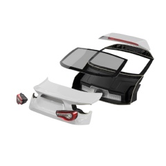 Loctite UK 2073-2173 is primarily designed for the elastic bonding of automotive plastic parts like spoilers, tailgates, roof systems, bumpers, luggage racks but also for dashboards, and trim parts.