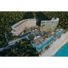 JW Marriott and W Hotel in Costa Mujeres