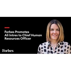 Forbes promotes Ali Intres to CHRO