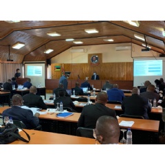 Province’s Executive Council, presided by Mr. Daniel Chapo, Governor of Inhambane Province, for the endorsement of the Matrix of Functions Final Report