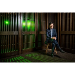 “I’m trying to allow people to learn about the history of trade politics, to show how the politics have changed over time,” says MIT political scientist In Song Kim, photographed at Stanford University.
Image: Winni Wintermeyer