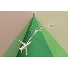 MIT researchers developed a machine-learning technique that can autonomously drive a car or fly a plane through a very difficult “stabilize-avoid” scenario.
Credits:
Image: Courtesy of the researchers