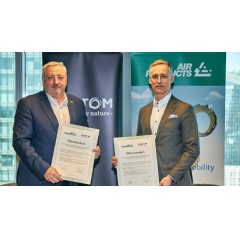 Contract signing with Air Products for zero direct emissions transport solutions.  Air Products