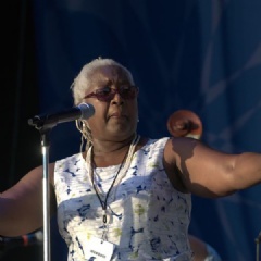 Afro-Cuban American musician Bobi Céspedes performed at the Folklife Festival in 2016 and returns for an evening concert Friday, July 7. Photo by Joe Furgal, Smithsonian Institution