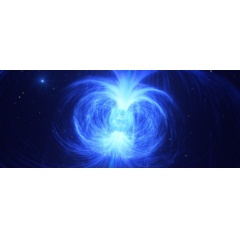 Artists impression of HD 45166, the star that might become a magnetar