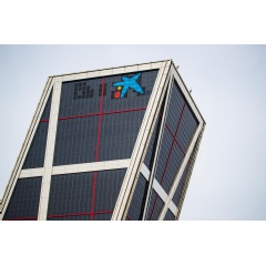 CaixaBanks corporate building in Madrid