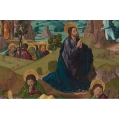 Detial of The Agony in the Garden by Paolo San Leocadio