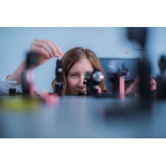 Kristina Monakhova, an MIT-Boeing Distinguished Postdoctoral Fellow in MIT’s Department of Electrical Engineering and Computer Science, creates cameras and microscopes that produce information-dense images to be used by algorithms.
Photo:Gretchen Er