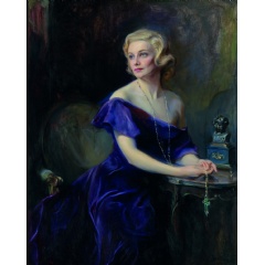 Philip Alexius de László (British, 1869-1937)
Mrs Philip Astley, née Madeleine Carroll
1935
Estimate: £50,000-£70,000