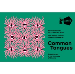 Berlinale Talents Key Visual and theme 2024: „COMMON TONGUES - Speaking Out in the Language of Cinema”