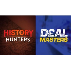 History Hunters and Deal Masters logos