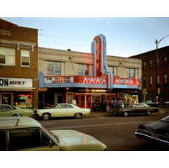 Second Street, Ashland, Wisconsin, July 9, 1973, de la srie Uncommon Places, 1973-1986  Stephen Shore. Courtesy 303 Gallery, New York and Sprth Magers