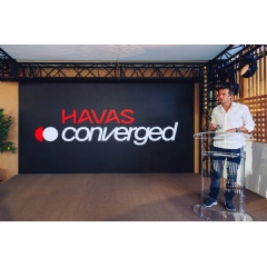 Yannick Bolloré, Chairman and CEO Havas presents new global strategy at press conference in Cannes. © Stephane Sby Balmy