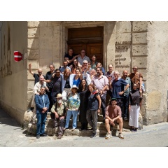 Magnum photographers during the Annual General Meeting. Photographed with Fujifilm GFX100 II. Arles, France © Peter van Agtmael / Magnum Photos