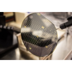 6-inch silicon carbide wafer manufactured at X-FAB Texas