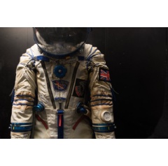 Sokol KV-2 rescue suit worn by Helen Sharman, 1991.
 The Board of Trustees of the Science Museum