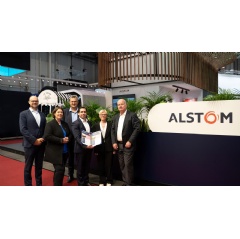 Left to right: Markus Buckner, Outokumpu; Britta Warnke, Outokumpu; Igor Sertic, Alstom; Gabriel Miccoli, Alstom; Veronique Andries, Alstom; Rolf Schencking, Outokumpu. © ALSTOM