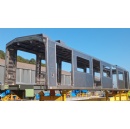 Alstom completes production of the first train carbody shell for Santiago Metro Line 7